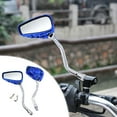 thumbnail image 6 of GFHFHITJ Pairs of Distinctive Skull Skeleton Hand 8Mm 10Mm Rearview Side Mirror for Motorcycle Scooter Moped Bike Standard Bike (Blue), 6 of 6