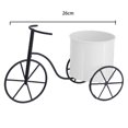 thumbnail image 2 of Bicycle Plant and Flower Pot Holder Planter Stand Metal Wire, 2 of 5