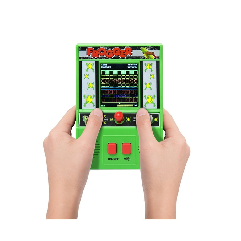 Arcade Classics - Handheld Frogger Mini Arcade Game (4 Color