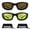 HD + Yellow, variant on Motorcycle Riding Sunglass Padded Safety Polycarbonate Lens Men Women