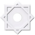thumbnail image 3 of 18"OD x 6"ID x 10"C x 1"P Axel Architectural Grade PVC Contemporary Ceiling Medallion, 3 of 7