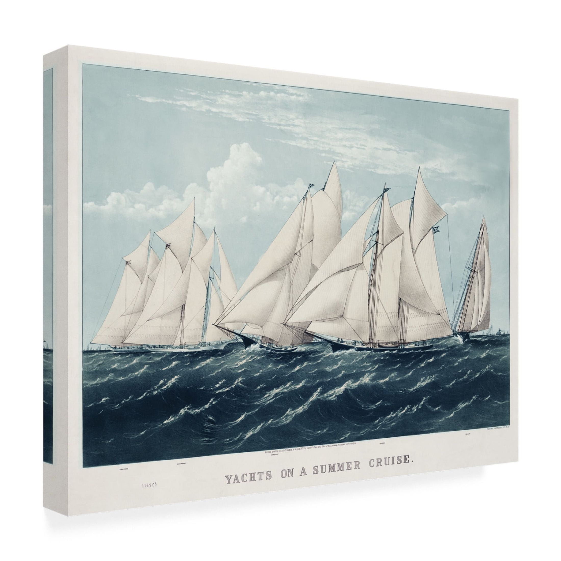 Trademark Fine Art Vision Studio  Antique Yachts III Canvas Wall Art