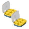 thumbnail image 1 of Oleegame 2PC Produce Storage Portable Small Mini Storage Box Large Capacity Carry On Travel Compartment Sealed Box, 1 of 4