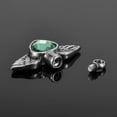 thumbnail image 2 of Cremation Jewelry for Ashes Memorial Necklace Ash Urn Keepsake with FREE Funnel Kit and Velvet Jewelry Box-[Emerald Angel Wings], 2 of 5