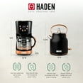 thumbnail image 5 of Haden Heritage 1.7 Liter Electric Kettle & Coffee Maker, Black & Copper, 5 of 9
