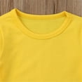 thumbnail image 5 of Kiapeise Toddler Baby Kids Girl Cotton Long Sleeve Solid Tee Tops T-Shirt Clothes, 5 of 6