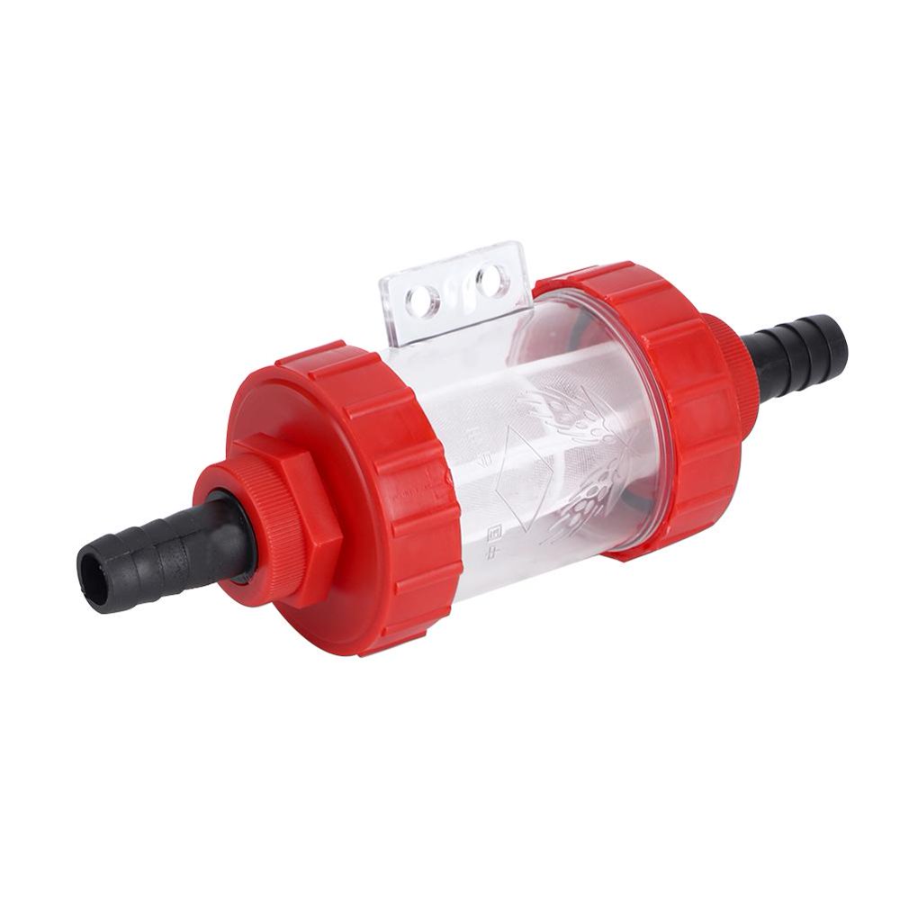 Tebru Agricultural InLine Mesh Filter High Flow Water Pump Transparent Filter, Inline Mesh