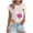 White, variant on VBVC Women's Floral Knit Sweater Tops,Ladies Cap Sleeve Pullover,Breathable Blouses For Women,White,S-XL