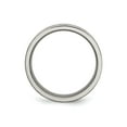 thumbnail image 2 of Mens Titanium Christian Ring with Cross and Fish Symbol, Brushed and Polished Finish, Faith Band, Religious Jewelry, Spiritual Devotion Style, 2 of 8