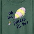 thumbnail image 3 of Dr. Seuss - Oh The Places I'll Go Balloon - Women's Lightweight French Terry Long Sleeve Shirt, 3 of 6