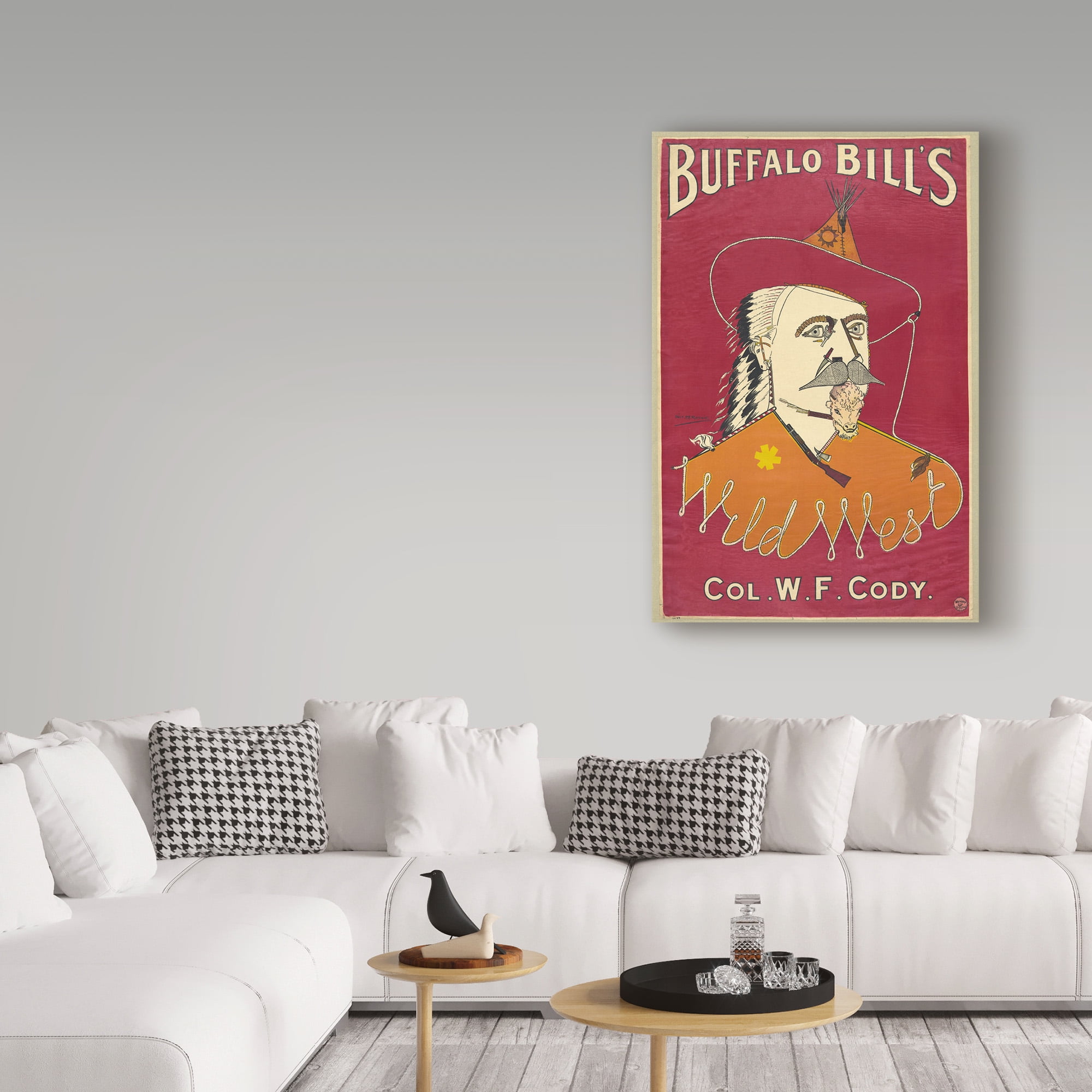 Trademark Fine Art 'Buffalo Bills Wild West' Canvas Art by Alick P.F. Ritchie