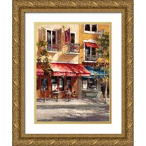 Heighton, Brent 12x14 Gold Ornate Wood Framed with Double Matting Museum Art Print Titled - Casa Mia Italiano