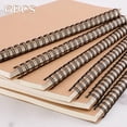 thumbnail image 4 of 6Pcs A5 with Hard kraft Cover Ruled Journal Notebooks, Spiral Lined Notebooks, 120 Pages/60 Sheets 8.3 x 5.7 Inches Lined Notebooks for Students Drawing, Diary Memo Notepads, Office Supplies, 4 of 8