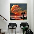 thumbnail image 4 of Ueasy Diamond Art Painting Kits, Moon Diamond DIY Painting Kits for Adults Beginner 5D Full Drill Crystal Diamond Art Painting Set Moon by Beach Scene Craft for Home Wall Decor 11.8 x 11.8, 4 of 8