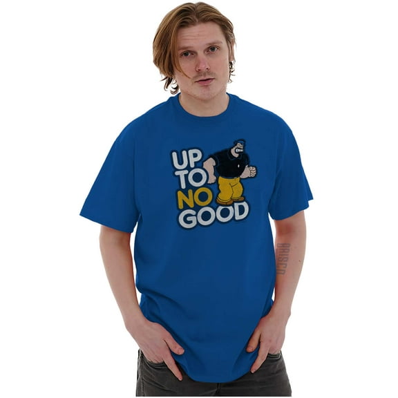 Popeye Bluto Up to No Good Funny Cool Men's Graphic T Shirt Tees Brisco Brands M