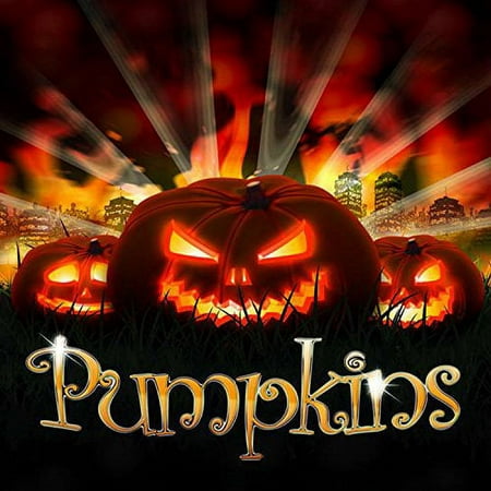Image of ABPHOTO Polyester 5x7ft Big Angry Pumpkins Photography Studio Backdrop Background