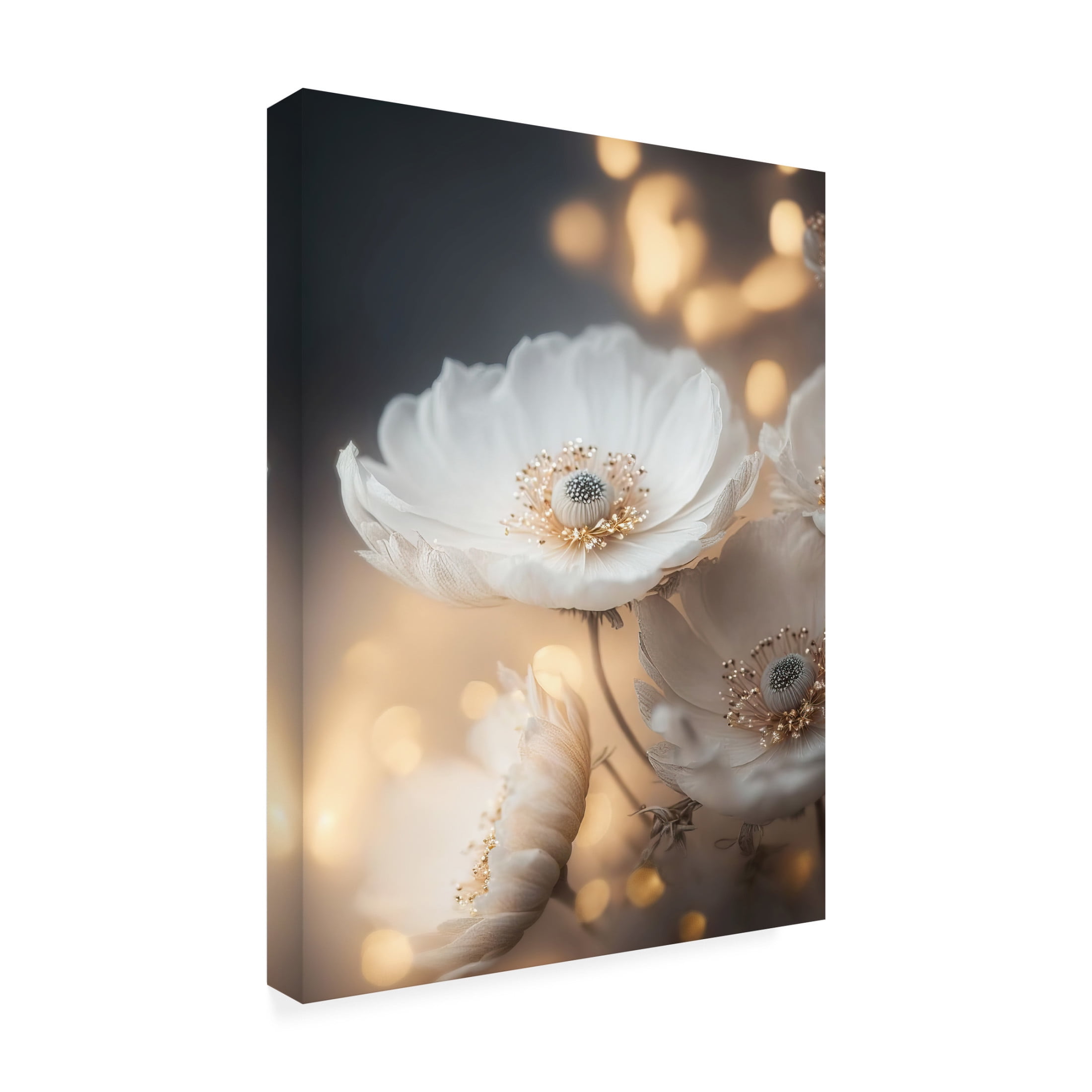 Canvas Wall Art - Treechild 'Soft Colors Bouquet' Wall Art for Living Room, Bedroom, or Office D?cor by Trademark Fine Art - 18 x 24 Inches