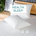 thumbnail image 5 of Quilted Pillow Protector Cover Soft Zippered Encasement for Bedroom Comfort, 5 of 9