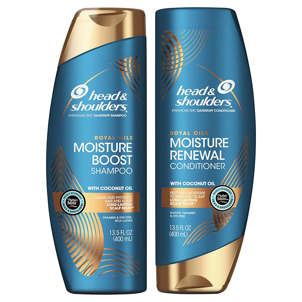 Head and Shoulders Shampoo and Conditioner, Moisture Renewal, Anti