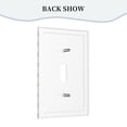 thumbnail image 4 of ZICANCN Outlet Covers Wall Plate, Red Green Plaid Check Light Switch Cover Decorative, Duplex Toggle Combo 1-Gang, 4 of 9