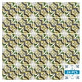thumbnail image 2 of Mi Alma Peel & Stick Tiles - Blue Yellow Vintage Vinyl Backsplash 12x12, 2 of 11