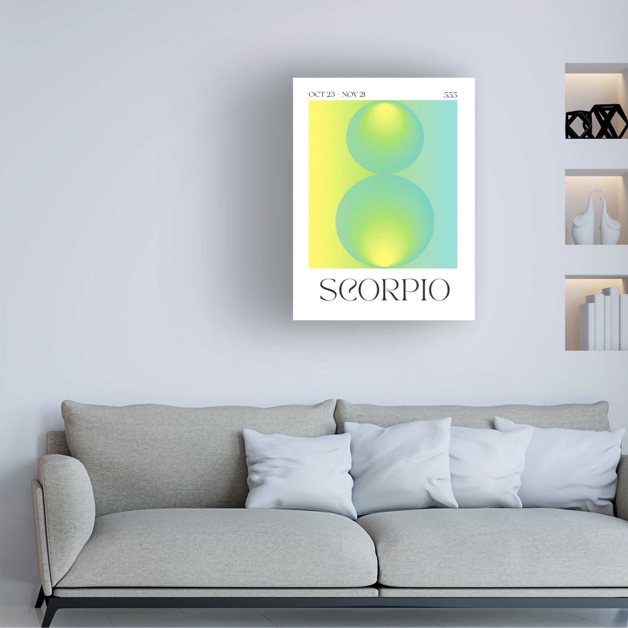 Trademark Fine Art Valeria Castillo Scorpio Canvas Wall Art