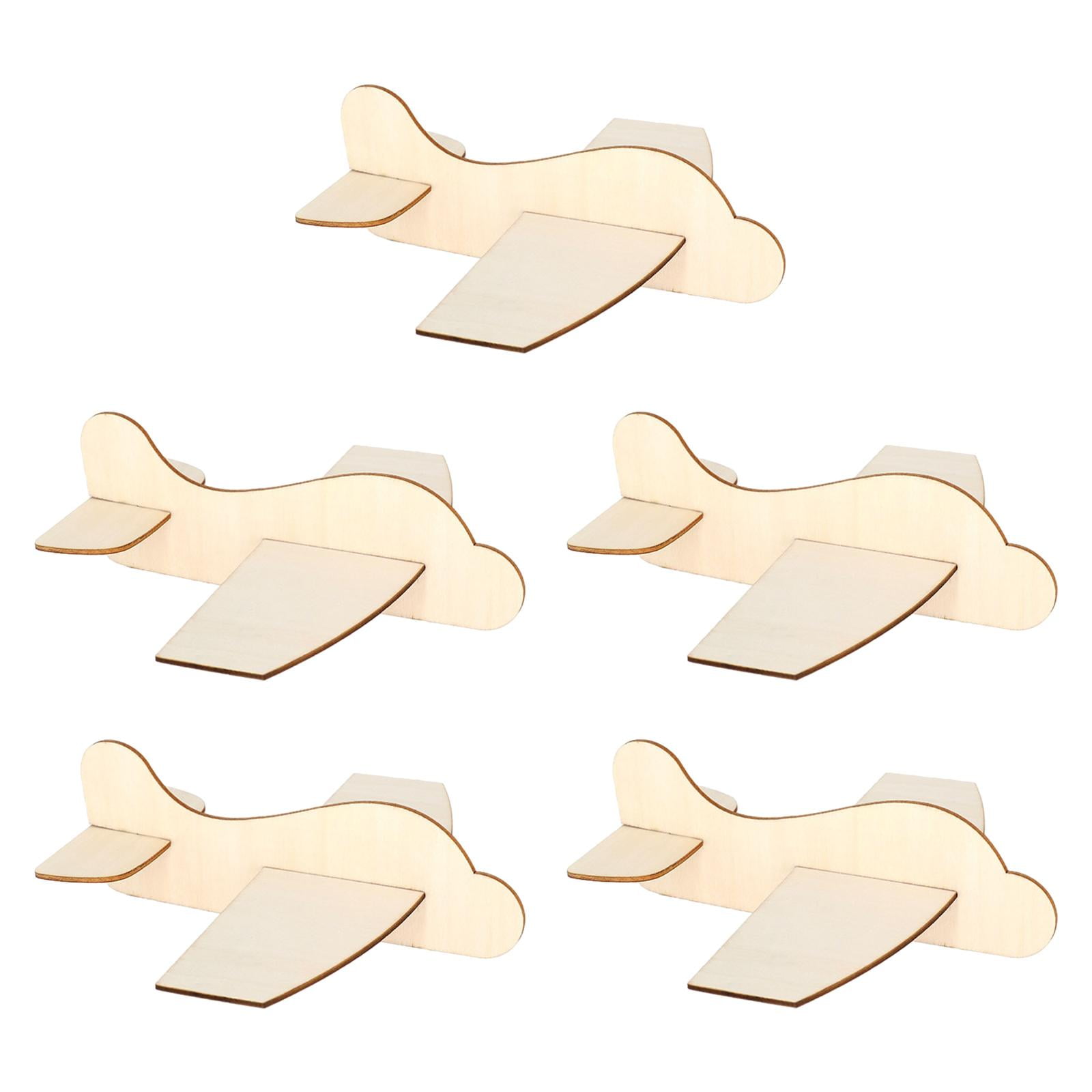 Homoyoyo Lot De 2 Planeurs En Bois à Lancer – Modèles à Peindre, Vol Longue Distance, Extérieur