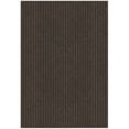 thumbnail image 2 of Ottomanson Non-Slip 2-Piece Kitchen Rug Set, Hallway Runner & Doormat for Entryway, 2' x 3' & 2' x 5', Brown Ribbed, 2 of 8