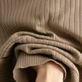 thumbnail image 7 of Sweater Sets for Women 2 Piece Knit Sweatsuits Ribbed Sweaters Pullover Wide Leg Pants Casual Loungewear, Free Size, 7 of 7