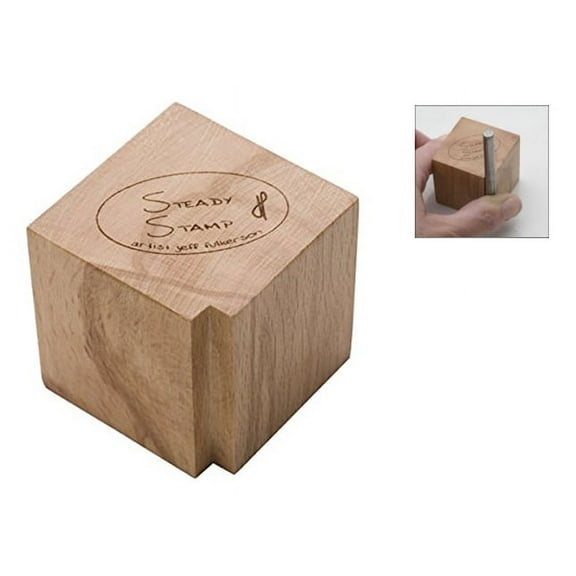 Steady Stamp Holder Block Jewelry Making Metal Marking Round Square Stamp Tool - HOL-159.00