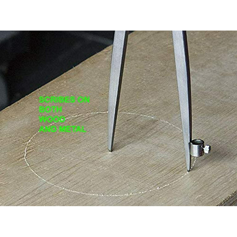 Pdtoweb 8 Inch Large Pencil Maker Compass Circle Leather Scratch Marking  Wing Divider – the best products in the Joom Geek online store