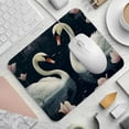 thumbnail image 2 of Swan Square Desk Mat Mousepad, 8.3x9.8 Inch Non-Slip Rubber Bottom, Printed Gaming Mousepad for Office and Gaming, 2 of 6