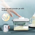 thumbnail image 4 of Contenedor de fórmula diaria para bebé, dispensador con raspador y cuchara, contenedor de leche en polvo de 300g, fórmula hermética sin BPA, 4 of 5