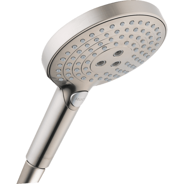 Hansgrohe Raindance Select S Handshower 120 3-Jet, 2.5 GPM in Brushed ...