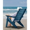 thumbnail image 2 of WINSOON HIPS Folding Adirondack Chairs with Arc Back & Cup Holder Set Of 2-Navy, 2 of 7