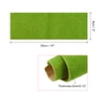 thumbnail image 2 of Artificial Model Grass Mat 3" x 10" Light Green Realistic Fake Turf for Model Garden Decoration Sand Table 4pcs, 2 of 5