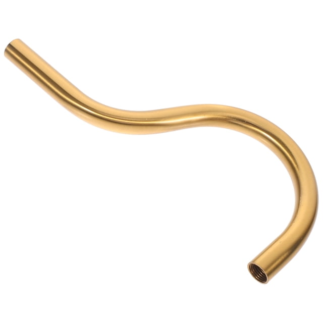 unbranded Soporte Curvado Dorado Para Lámparas De Pared Con Rosca Para Montaje Sencillo Moderno