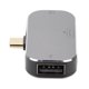 thumbnail image 5 of Hub USB C 3 en 1 con puertos DP, USB A y Tipo C, compatibilidad con 4K HDR, carga rápida, para Windows, Android y MAC, 5 of 5
