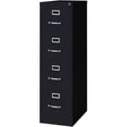 thumbnail image 1 of Cooper 25" 4-Drawer Metal Letter Width Vertical File Cabinet in Black, 1 of 10