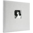 thumbnail image 2 of MBI Expressions Post Bound Album W/Window 12"x12"-Glitter Off White, 2 of 2