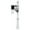 White, variant on Mailbox Locking Insert Post System with Ornate Base - Horsehead Finial & 3 Cast Plates - White