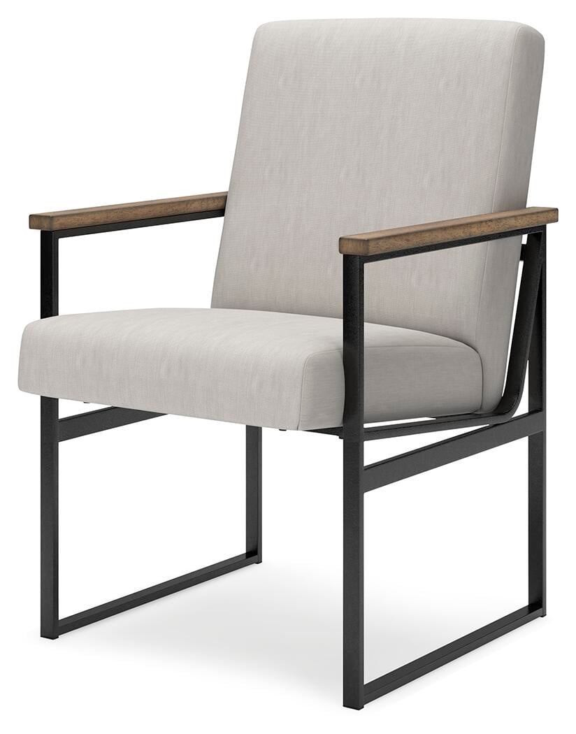 Signature Design by Ashley Montia Home Office Desk Chair, Light Brown