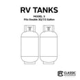 thumbnail image 3 of Classic Accessories RV Tank Cover, Double 30/7.5 Gallon Tanks, Grey, 3 of 9