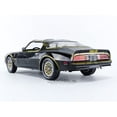 thumbnail image 4 of 1977 Pontiac Firebird T/A Trans Am Starlite Black with Golden Eagle Hood Bird 1/18 Diecast Model Car by Greenlight, 4 of 7