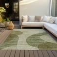 thumbnail image 6 of Addison Rugs Chantille Indoor/Outdoor Transitional Art Deco Beige Washable Rectangle Rug, 5' x 7'6", 6 of 6