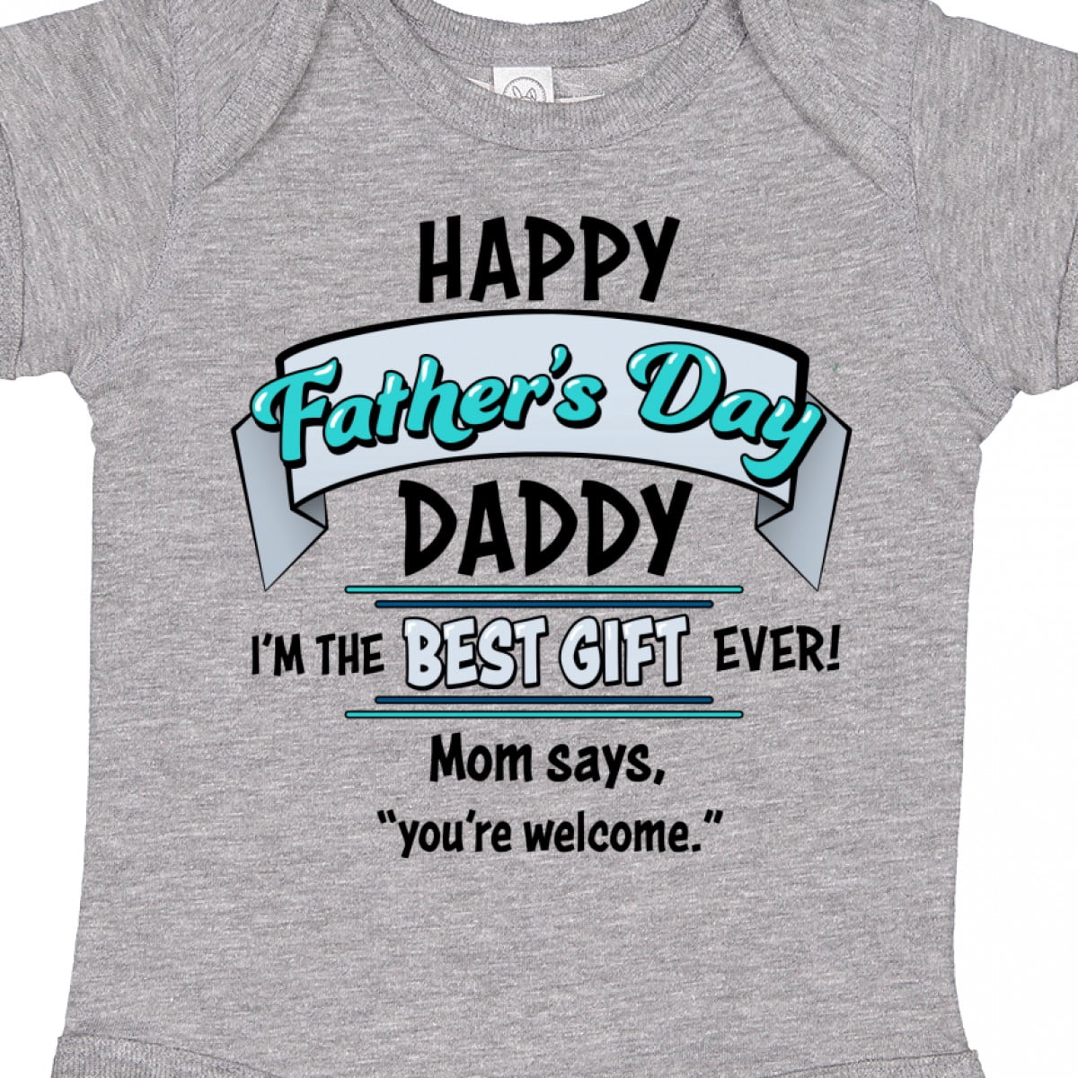 Inktastic Happy Father's Day Best Ever Boys or Girls Baby Bodysuit