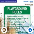 thumbnail image 5 of Playground Rules Sign, Use Playground At Own Risk Sign,, 5 of 8