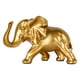 thumbnail image 2 of Adorno de estatuilla de de resina, escultura decorativa moderna de lujo de para regalo, sala de estar, boda, oficina, decoración Baoblaze Estatuilla de elefante, 2 of 8