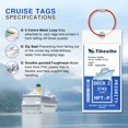 thumbnail image 3 of Etiquetas de equipaje de crucero Tikesiho, paquete de 12 para viajes en crucero, 3 of 8
