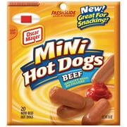 Oscar Mayer Hot Dogs: Mini Beef 20 Ct, 10 oz